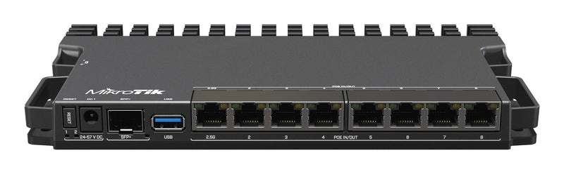 Mikrotik RB5009UG+S+IN kabelgebundener Router 2.5 Gigabit Ethernet Schwarz