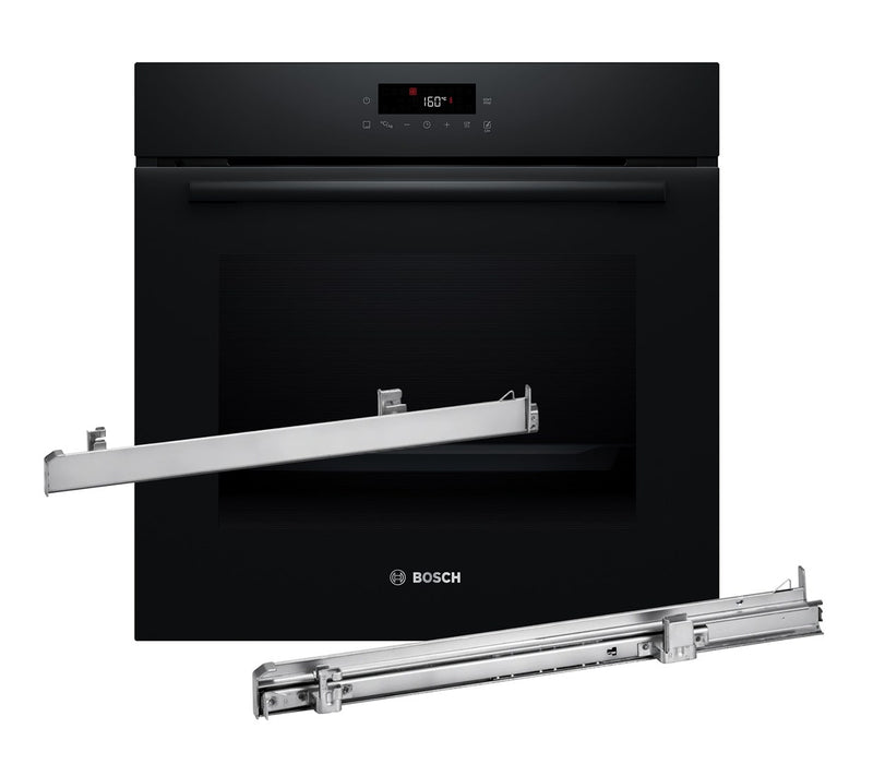 BOSCH Serie 2 HBA571BB4 oven 71 L 3600 W Black + BOSCH HEZ538000 guide rail