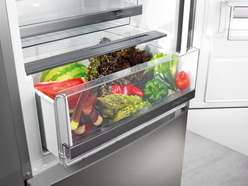 Gorenje NRK6192AS4 fridge-freezer Freestanding 304 L E Grey