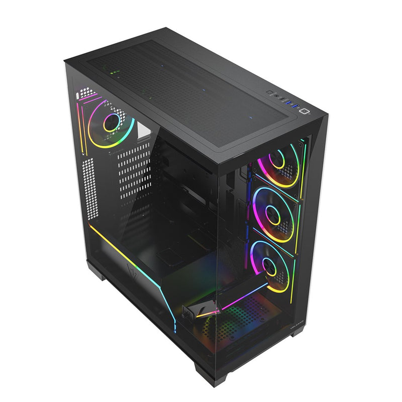 MODECOM VOLCANO STELLAR PLUS ARGB MIDI 8F BLACK