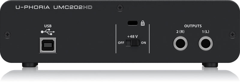 Behringer UMC202HD recording audio interface