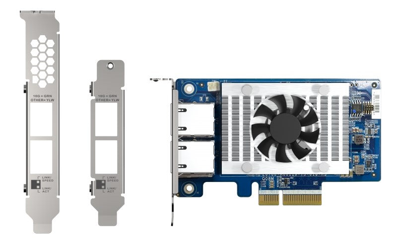 Dual-port (10GBASE-T) 10GbE network expansion card Intel X710 PCIe Gen3 x4