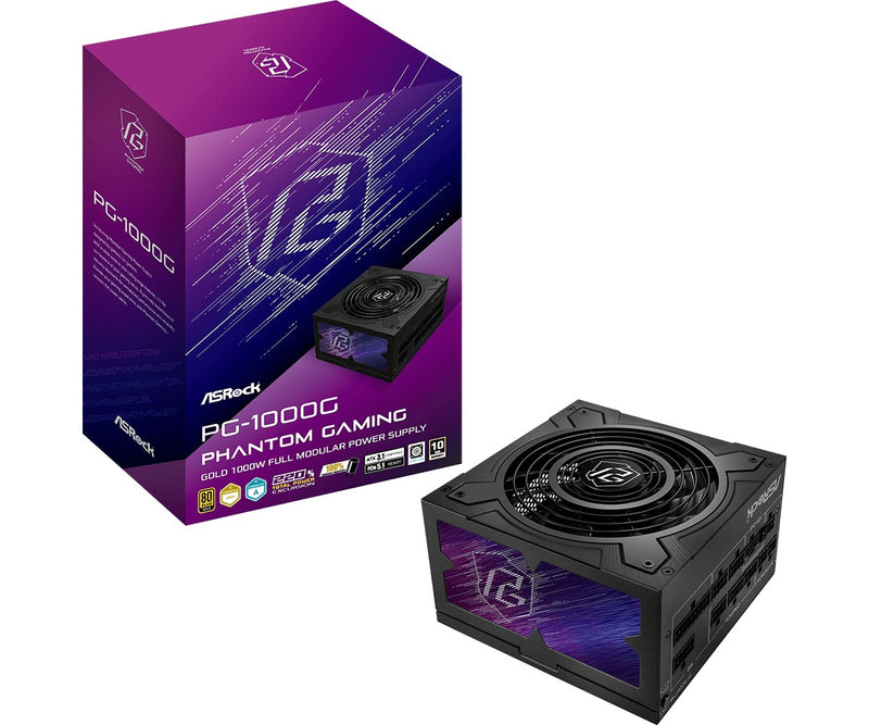 Asrock Phantom Gaming PG-1000G power supply unit 1000 W 20+4 pin ATX ATX Black