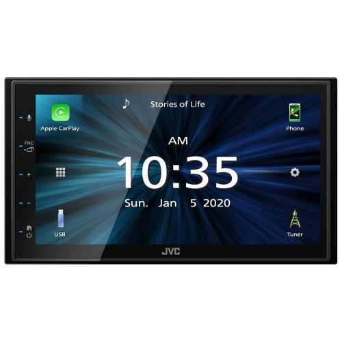 JVC KW-M560BT car media receiver Black 200 W Bluetooth
