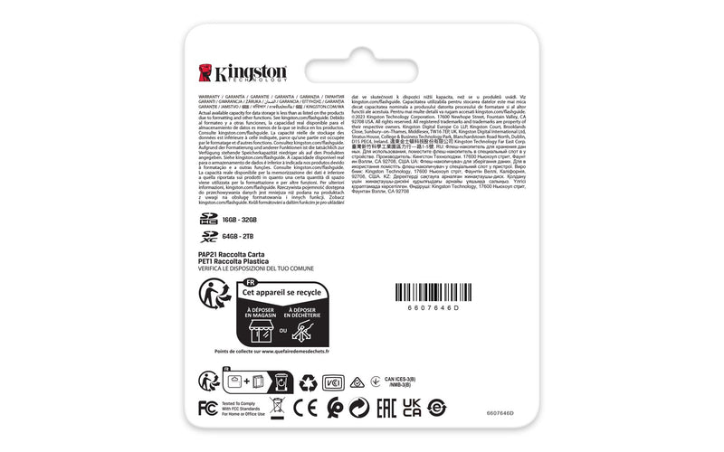 Kingston Technology 256GB Canvas React Plus SDXC UHS-II 280R/150W U3 V60 for Full HD/4K