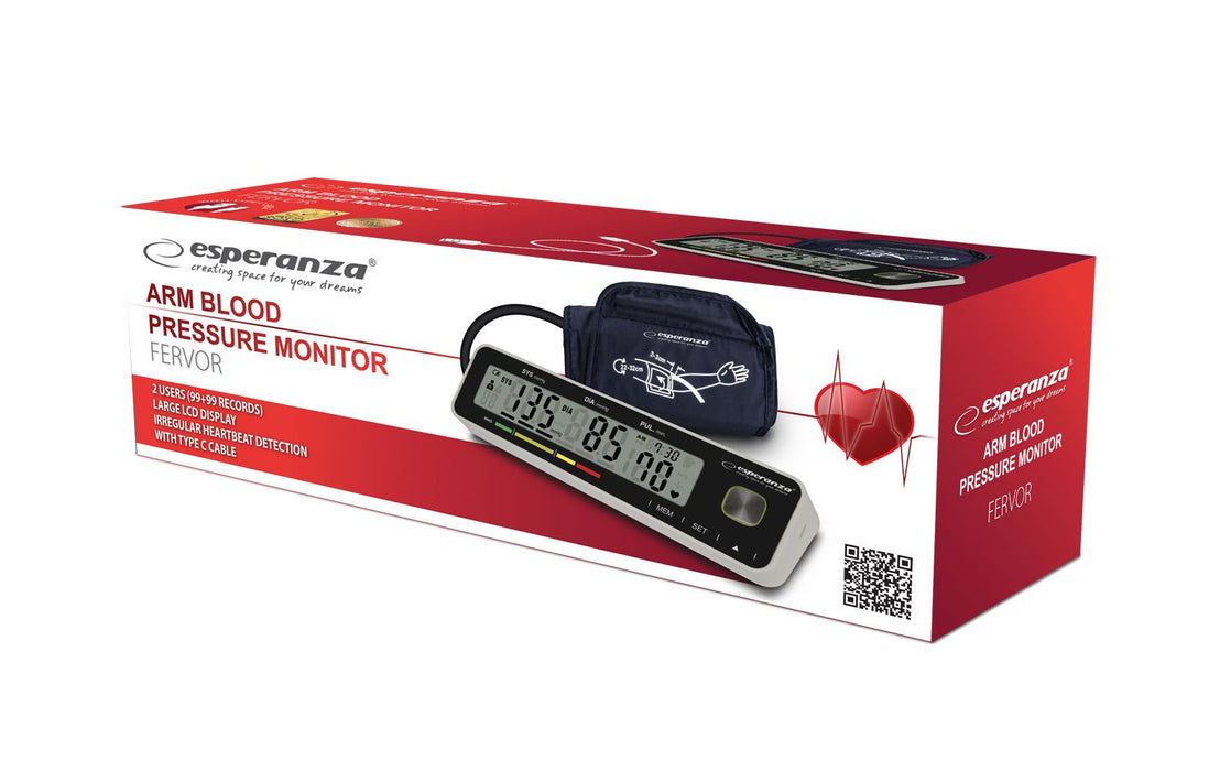 Esperanza ECB009 upper arm blood pressure monitor