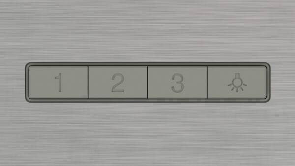 Bosch DWB93BC30 cooker hood Wall-mounted Stainless steel 400 m3/h