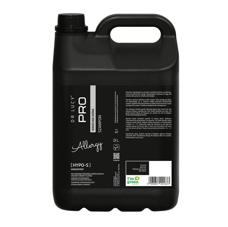 DR LUCY Hypo S - hypoallergenic shampoo for dogs - 5L