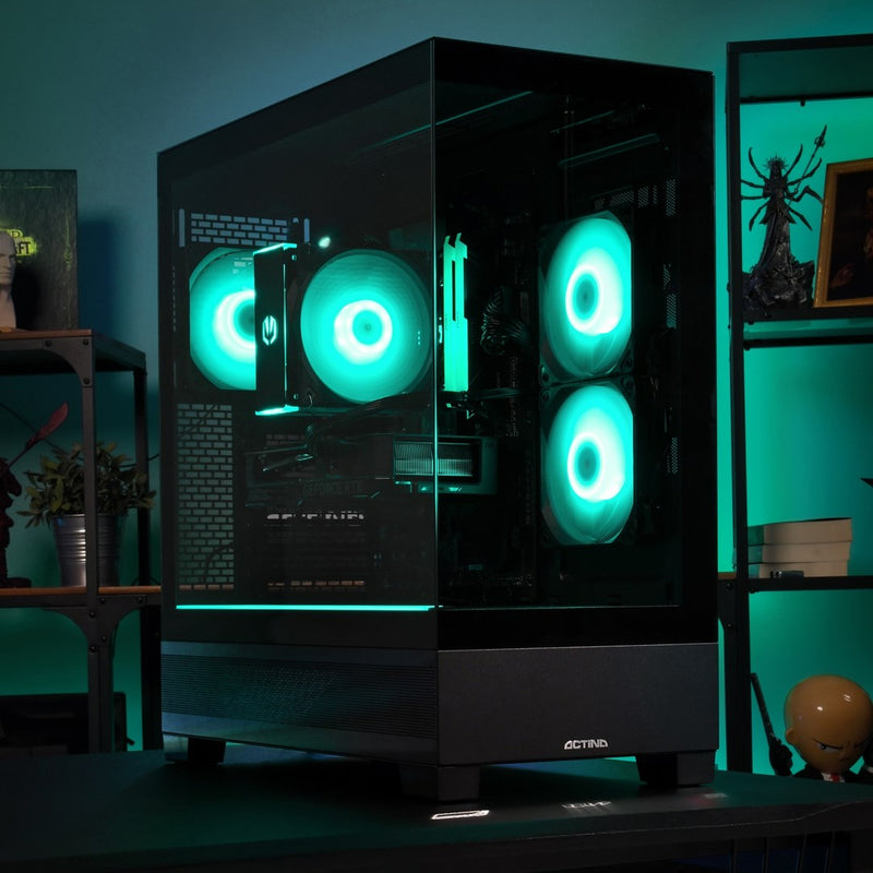 Actina 5901443416470 PC AMD Ryzen™ 5 7600X 32 GB DDR5-SDRAM 1 TB SSD NVIDIA GeForce RTX 5070 Ti Midi Tower Black