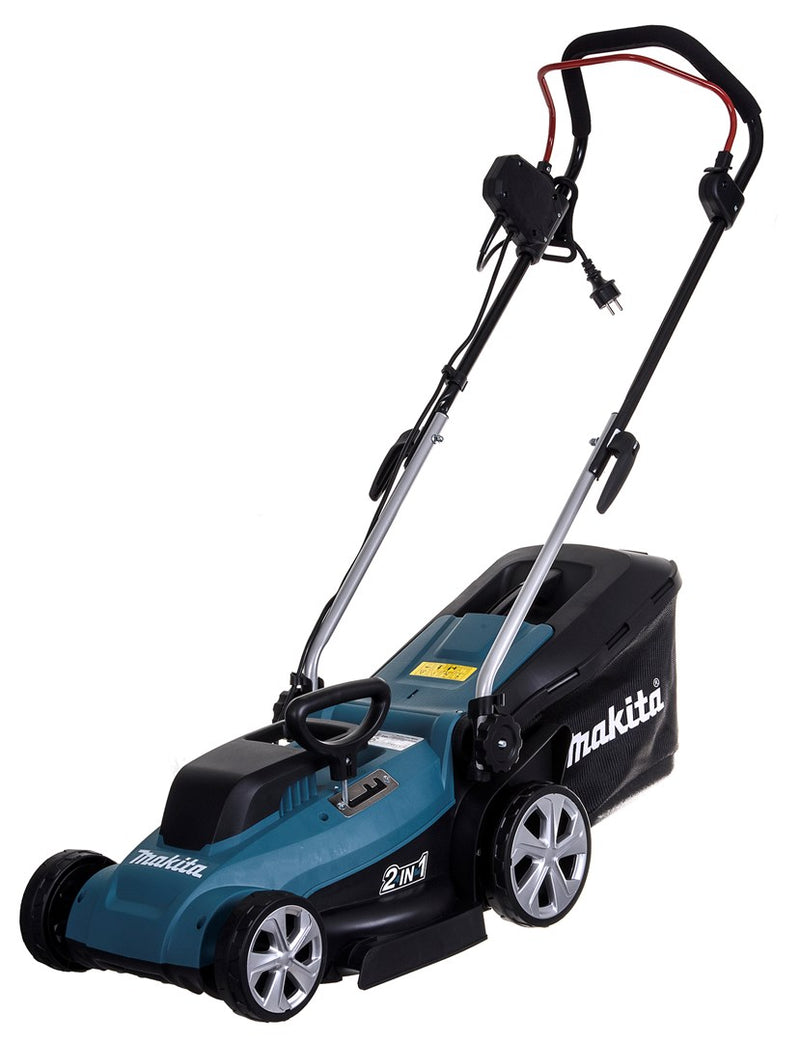 Makita ELM3320 Rasenmäher Handgeführter Rasenmäher Schwarz, Türkis AC