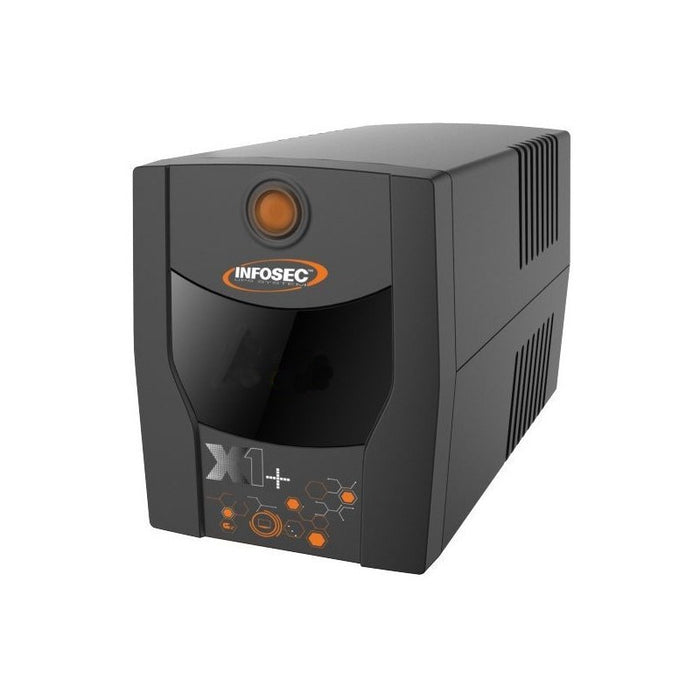 Infosec UPS X1+ 1000 Backup Power Supply 1000VA, 500W, 2  FR/Schuko