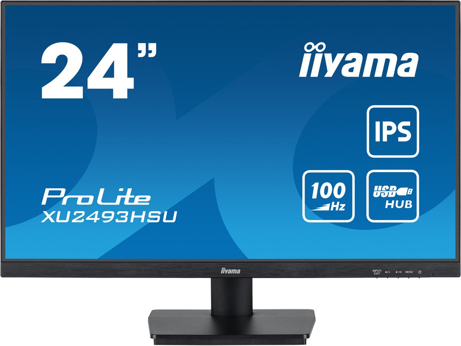 iiyama ProLite XU2493HSU-B7 computer monitor 60.5 cm (23.8") 1920 x 1080 pixels Full HD LED Black