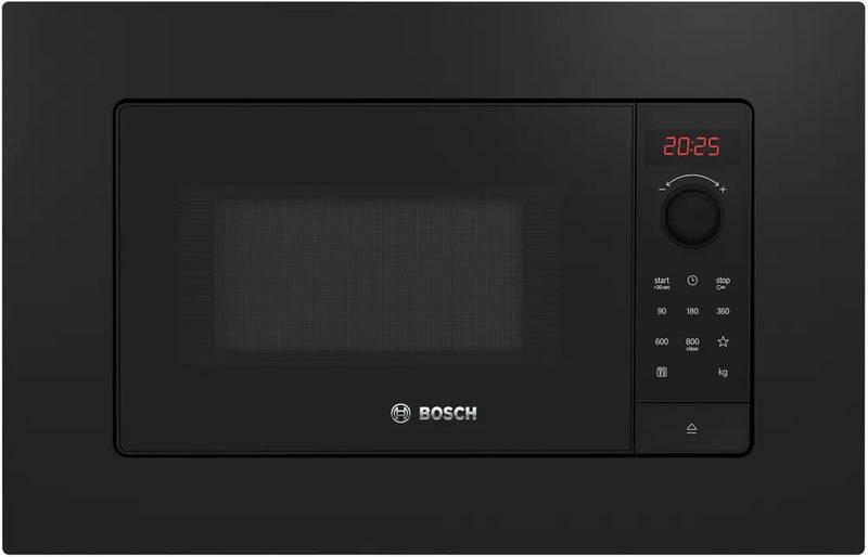 Bosch Serie 2 BFL623MB4 microwave Black Solo microwave Built-in 20 L 800 W
