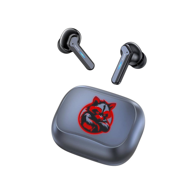 Buxton BTW 8200 Racoon - In-ear wireless earphones with charging case, white