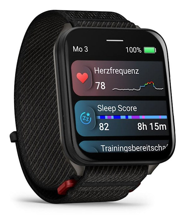 Garmin Venu X1 5.08 cm (2") AMOLED Digital 448 x 486 pixels Touchscreen Black Wi-Fi GPS (satellite)