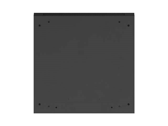 LANBERG WALL-MOUNTED INSTALLATION RACK CABINET 19" 6U 600X600 BLACK, PERFORATED DOOR (FLAT PACK)