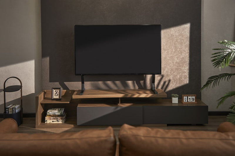 Gembird TVS-D90F-01 Tabletop TV stand, 45" - 90", black