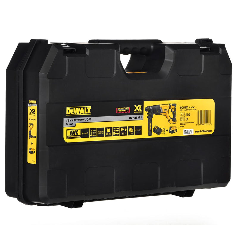 DeWALT DCH263P1-QW Bohrhammer SDS Plus 1165 U/min