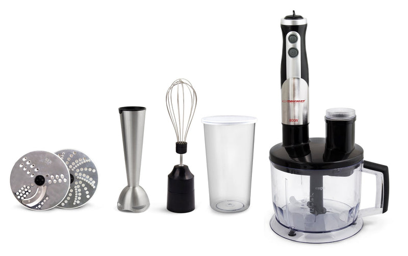 Mixeur plongeant Esperanza EKM004 0,6 L, noir, argent, transparent 800 W