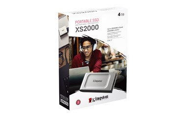 Kingston XS2000 - SSD - 4 TB - external (portable) - USB 3.2 Gen 2x2 (USB-C connector)