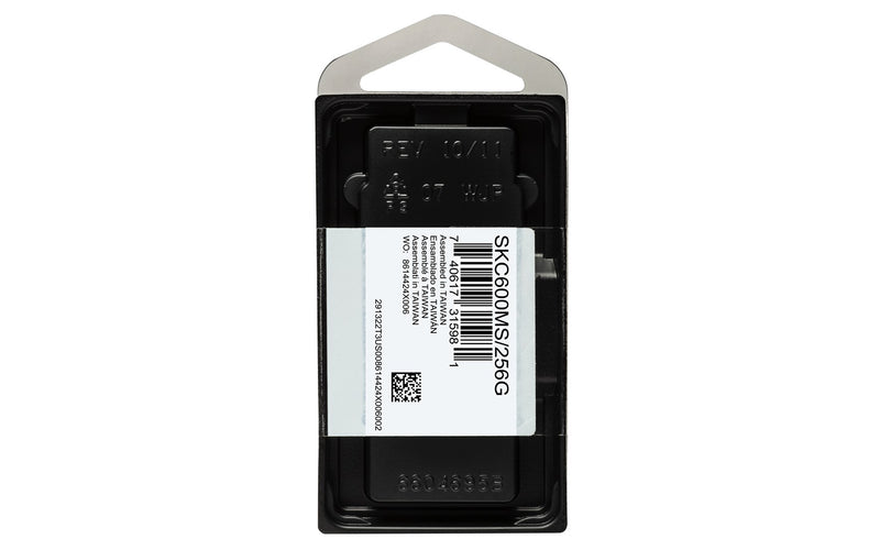 Kingston Technology 256G SSD KC600 SATA3 mSATA