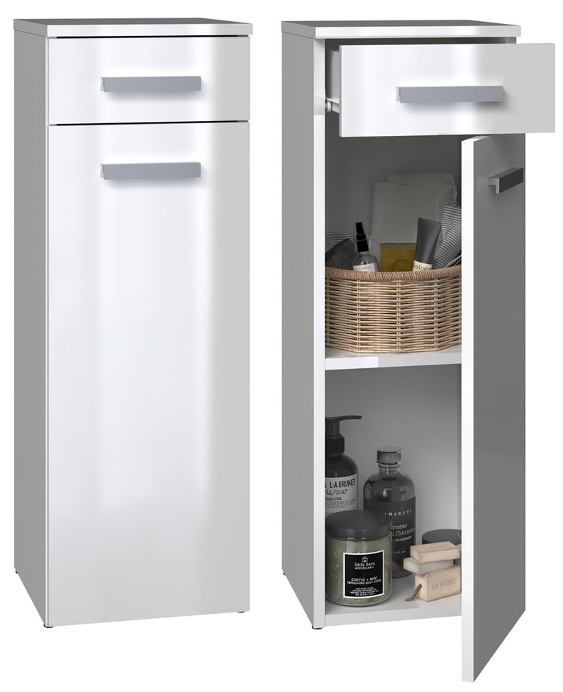 Topeshop NEL V DS BIEL PO? bathroom storage cabinet White