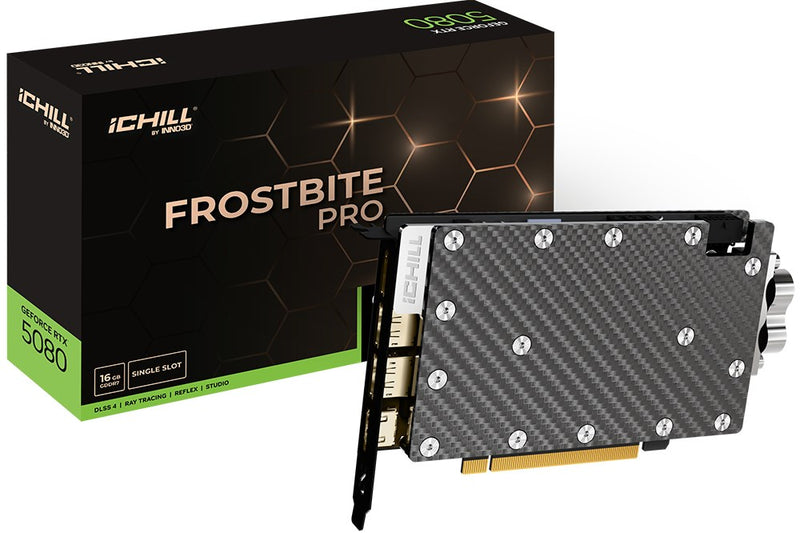 RTX 5080 16GB Inno3D iChill Frostbite Pro GDDR7 3 Fan