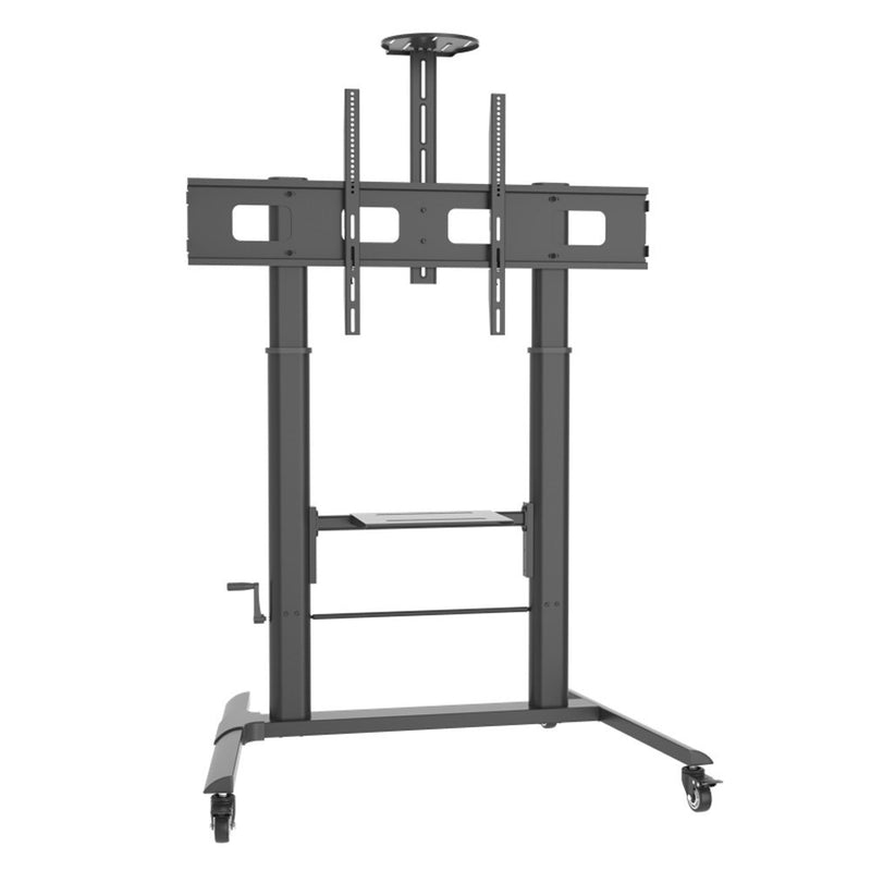 Techly ICA-TR230 multimedia cart/stand Black Flat panel