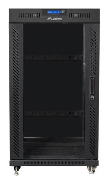 Lanberg FF01-6622-12BL rack cabinet 22U Freestanding rack Black