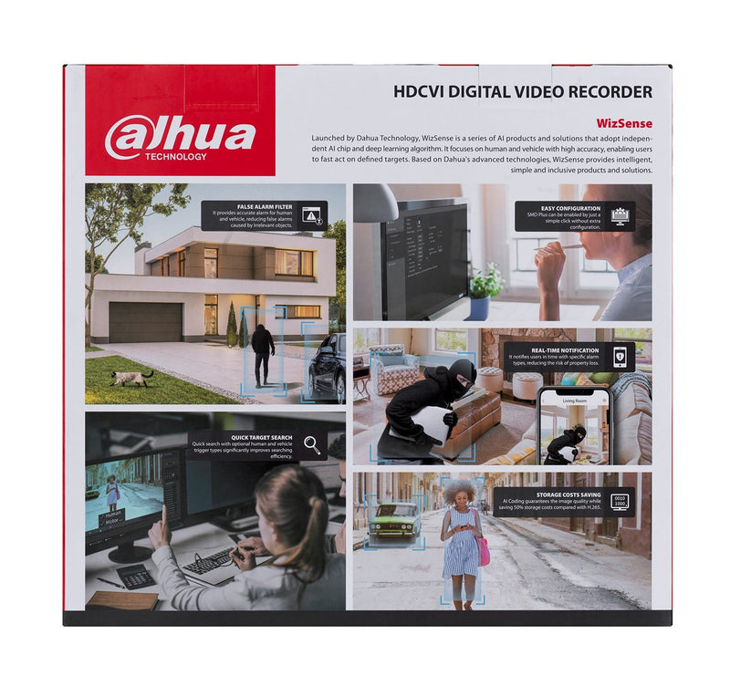 Dahua XVR5116HS-I3 16CH Penta-brid 5MP Value/1080P Compact 1U 1HDD WizSense Digital Video Recorder