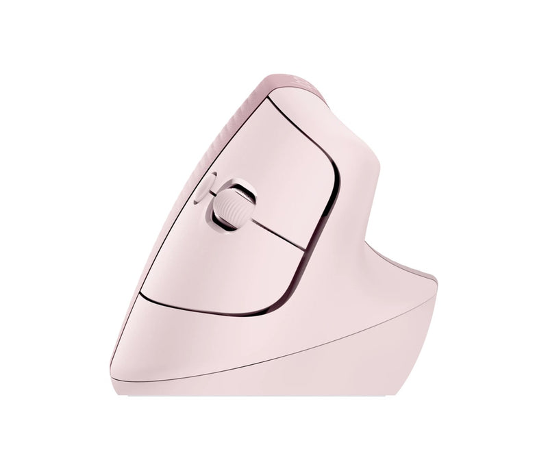 Logitech Lift Vertical Ergonomic Mouse - Vertical mouse - ergonomic - optical - 6 buttons - wireless - Bluetooth, 2.4 GHz - Logitech Logi Bolt USB rec