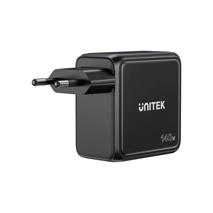UNITEK GAN CHARGER WITH DISPLAY, 140W, 3xUSB-C