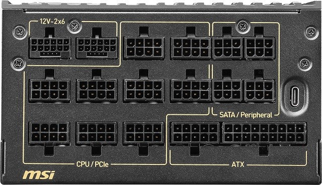 MSI MEG Ai1600T 1600W PCIE5 80+ Titanium Netzteil (306-7ZPEX11-CE0)