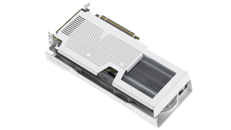 Graphics card. XFX SWIFT RX 9060XT OC White 3-FAN 16GB