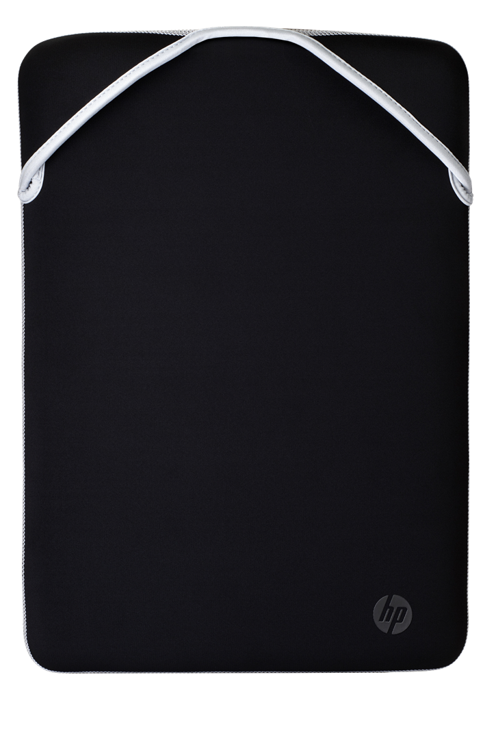 HP Reversible Protective 14.1-inch Silver Laptop Sleeve 14.1" Sleeve case Black