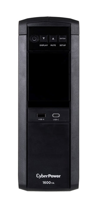 CyberPower CP1600EPFCLCD uninterruptible power supply (UPS) Line-Interactive 1.6 kVA 1000 W 6 AC outlet(s)