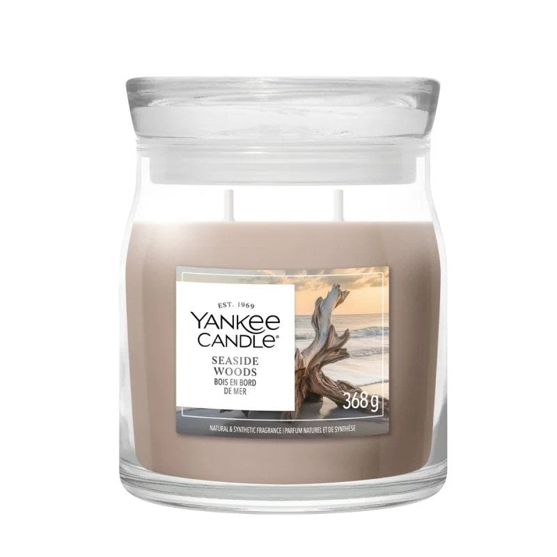Scented candle YANKEE CANDLE SEASIDE WOODS 368 g medium