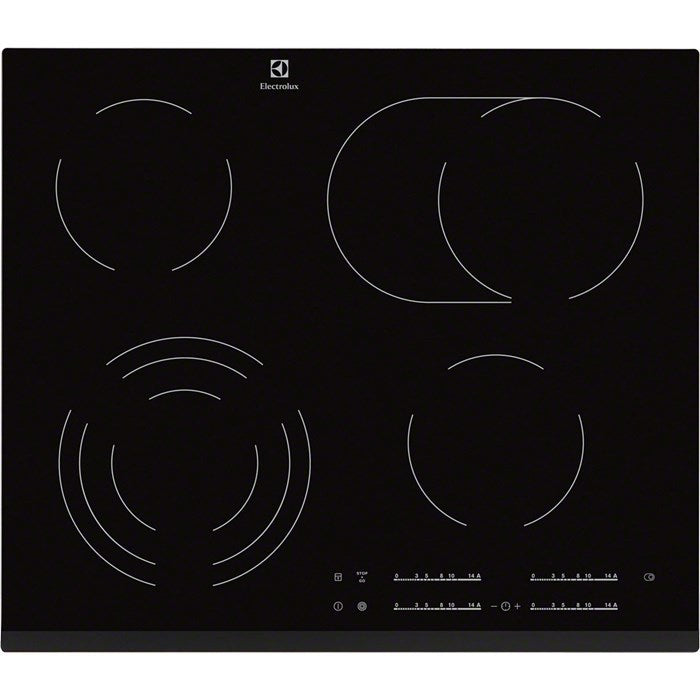 Electrolux EHF6547FXK Kochfeld Schwarz Eingebaut 4 Zonen