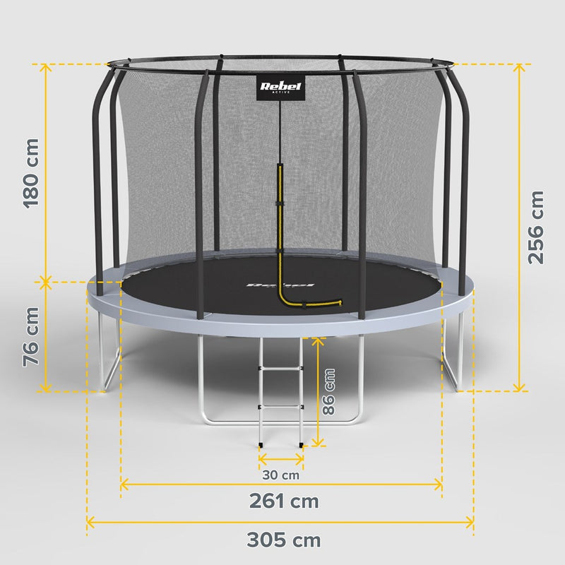 REBEL ACTIVE TRAMPOLINE PRO 10FT/305CM