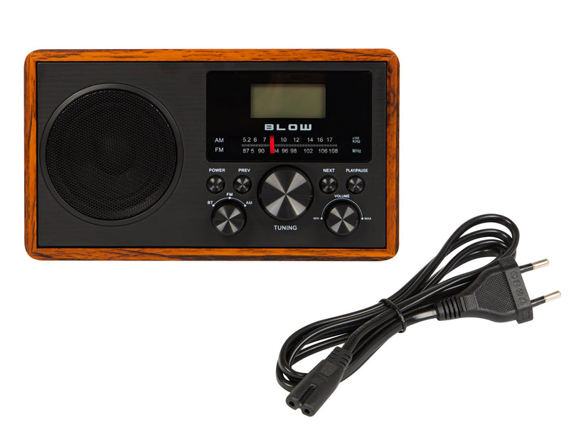 Portable analog AM/FM radio BLOW RA9 V.2"