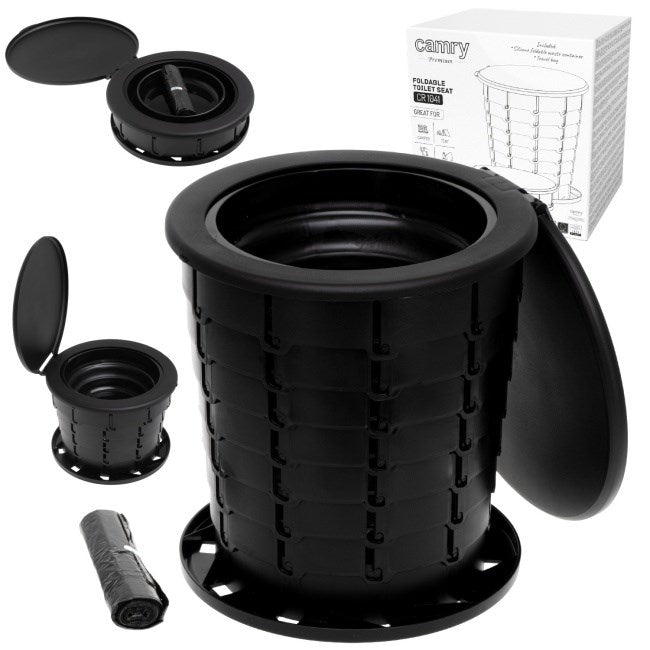 Camry CR 1041 Toilettes portables pliables noires
