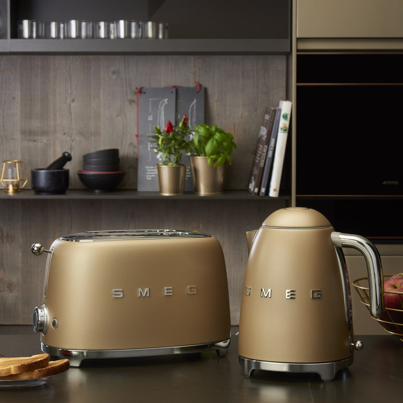 Smeg 50's Style Toaster TSF01CHMEU Champagne