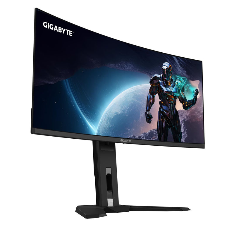 GIGABYTE MO34WQC2 34" OLED WQHD Curved Gaming Monitor - 3440 x 1440, 240Hz, 0.03ms, KVM, 250 cd/m2, FreeSync Premium Pro, DisplayHDR True Black 400, H