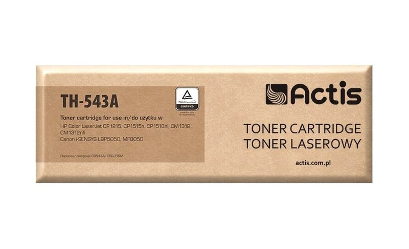 Actis TH-543A Toner (ersetzt HP 125A CB543A, Canon CRG-716M; Standard; 1500 Seiten; Magenta)