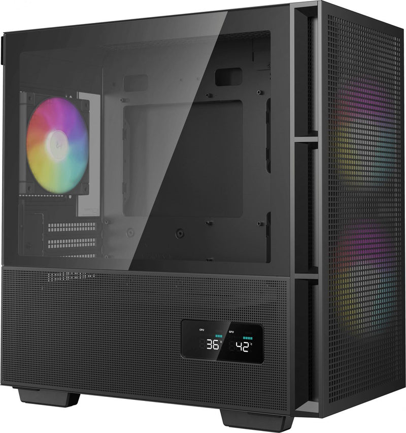 DeepCool CH360 DIGITAL Micro Tower Black