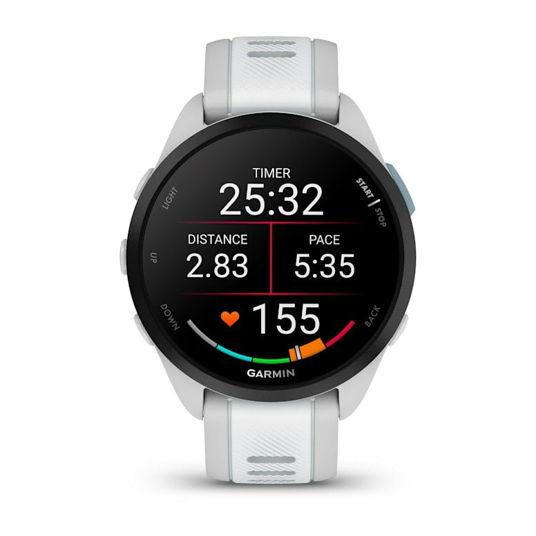 Garmin Forerunner 165 Music 3.05 cm (1.2") AMOLED 43 mm Digital 390 x 390 pixels Touchscreen Grey GPS (satellite)