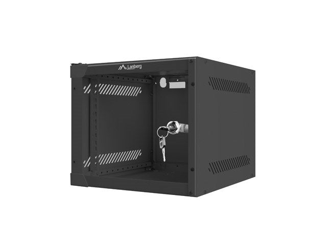 LANBERG 10" WALL-MOUNTED RACK CABINET 4U (280X310, BLACK)