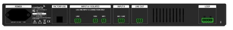 Contacta V22 - single output hearing loop driver