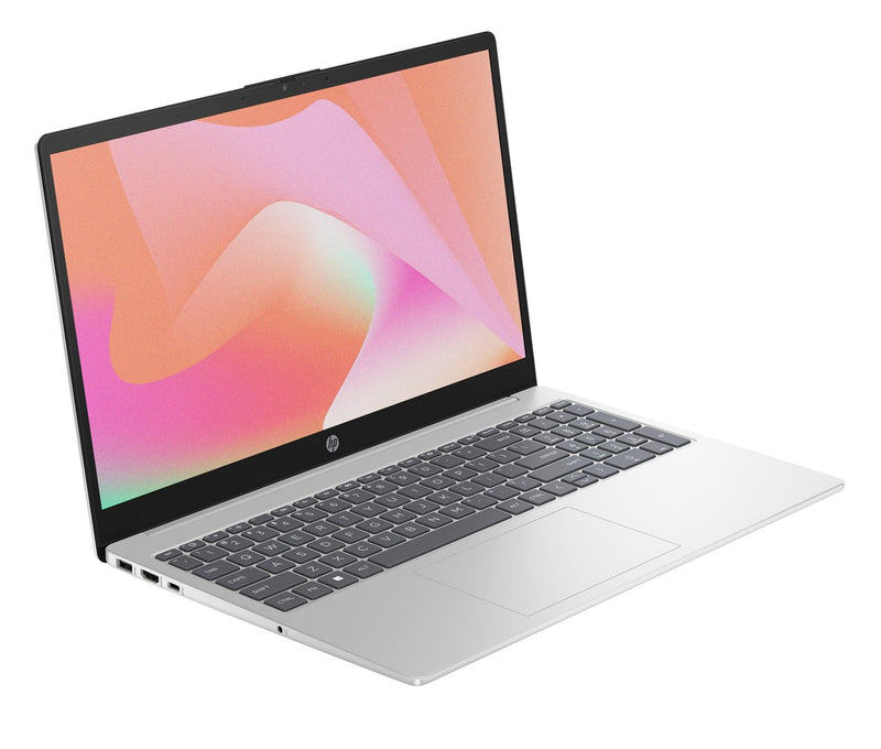 HP 15-fd1067nw Intel Core Ultra 7 155H Laptop 39.6 cm (15.6") Full HD Display 24 GB DDR5 SDRAM 512 GB SSD Wi-Fi 6 (802.11ax) FreeDOS AI PC Silver