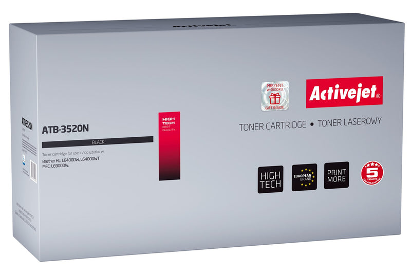 Activejet ATB-3520N Toner (ersetzt Brother TN-3520; Supreme; 20000 Seiten; schwarz)